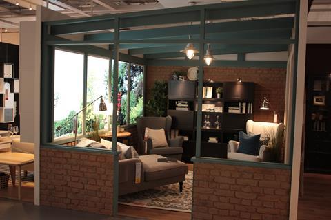 Ikea Reading room sets exterior